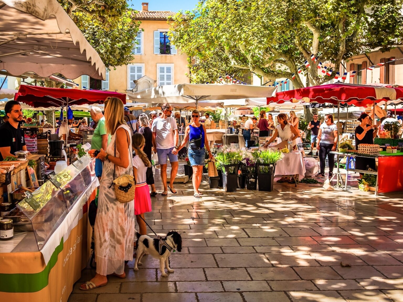 Cassis, France, Sept 3rd 2025, view of some people in the market town